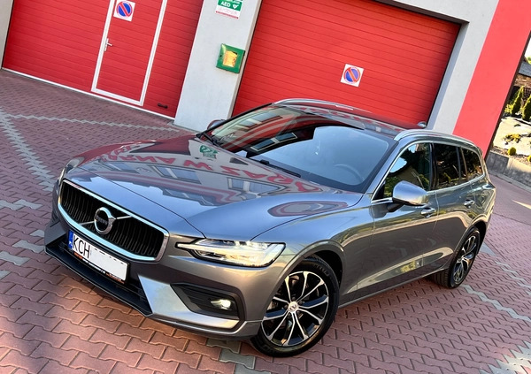 Volvo V60 cena 87900 przebieg: 183642, rok produkcji 2020 z Marki małe 631